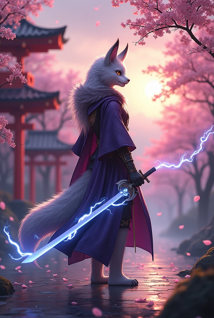 realistic furry Baal raiden shogun Genshin impact
