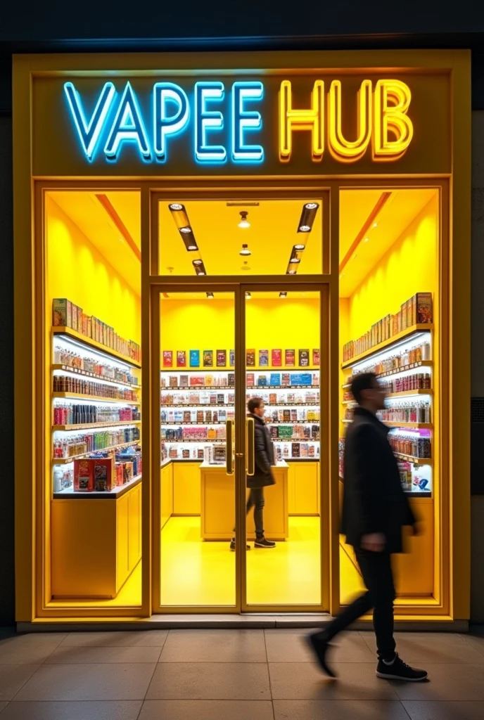VAPEE HUB STORE YELLOW COLOR