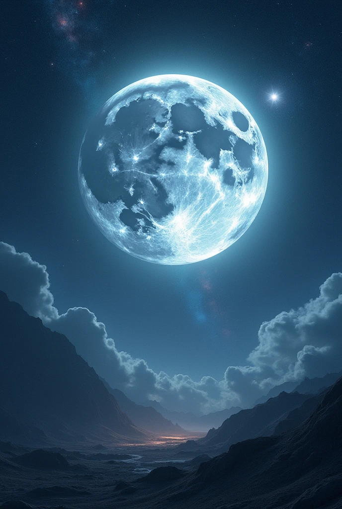 A giant moon staring at me