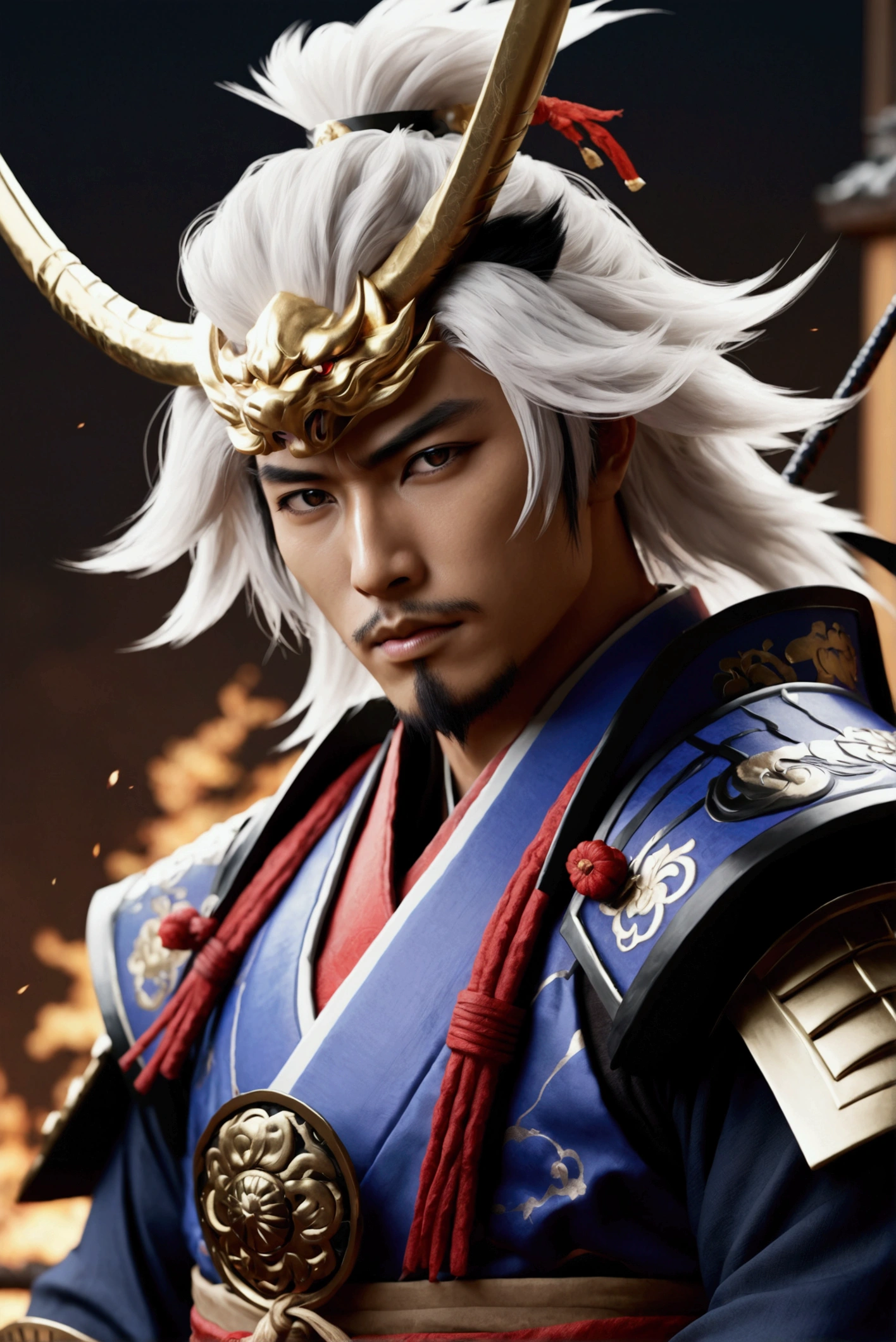 realistic furry Baal raiden shogun Genshin impact
