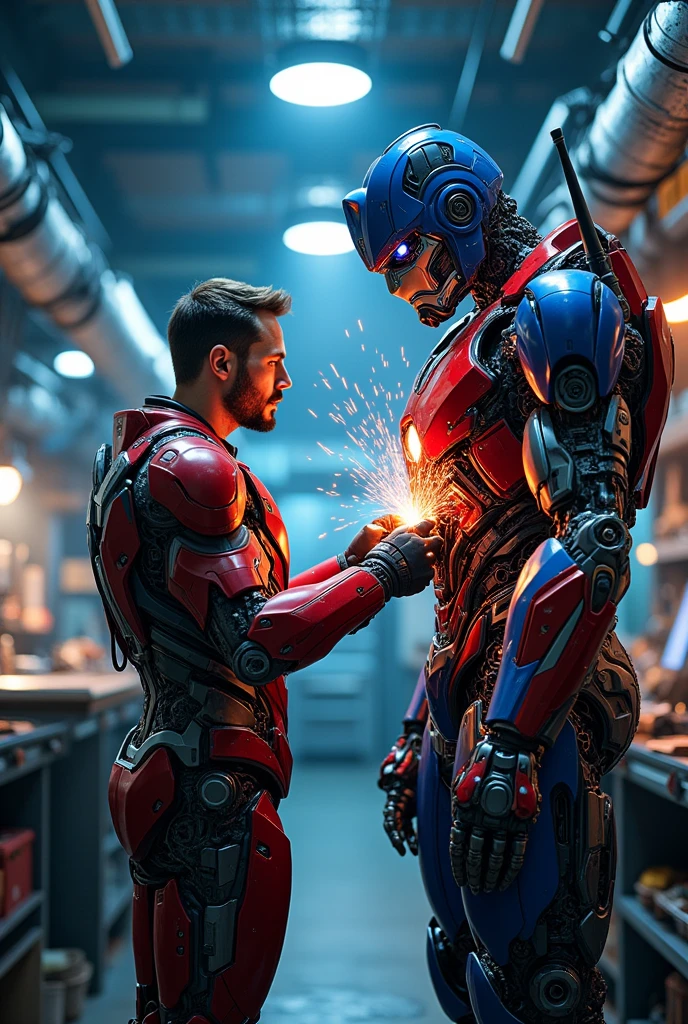 Have Tony Stark fix Optimus Prime