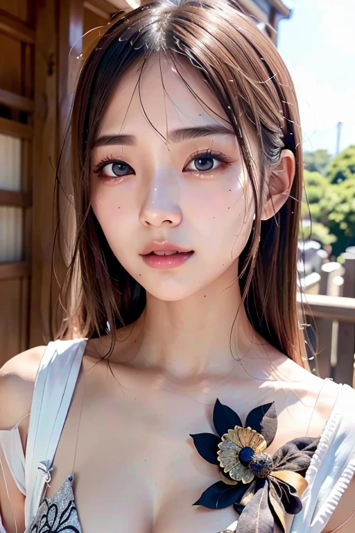 ((Japan women))、hightquality、Glossy glossy skin、((glistning skin))、Lush bust、((masterpiece、top-quality、ultra-detailliert、Film Light、intricate-detail、hight resolution、ighly detailed))
