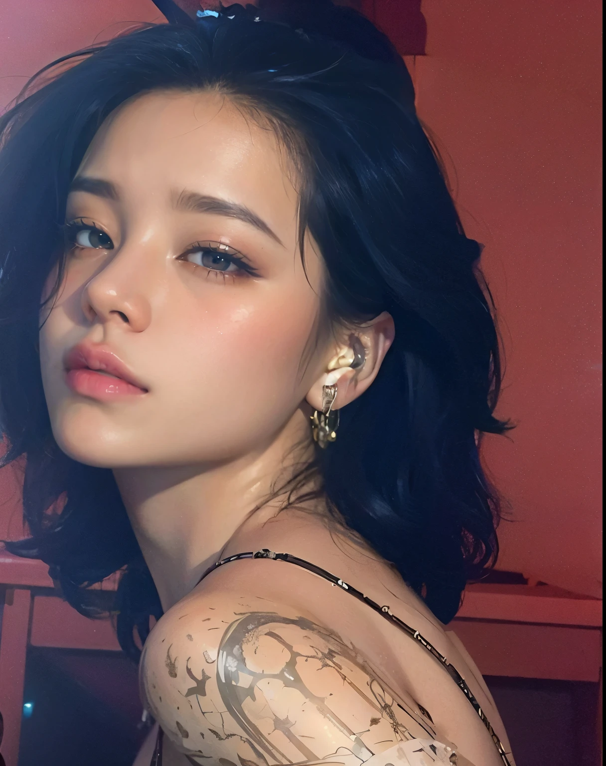 siren eyes and slanted eyes and Asian eyes