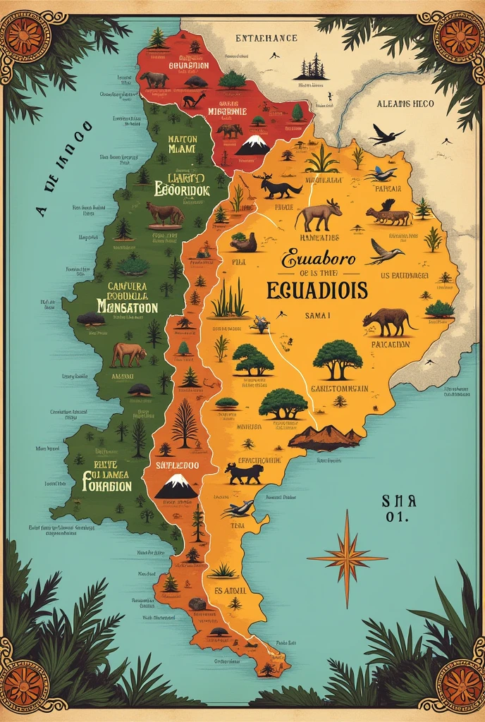 States that participated in the Confederation of Ecuador