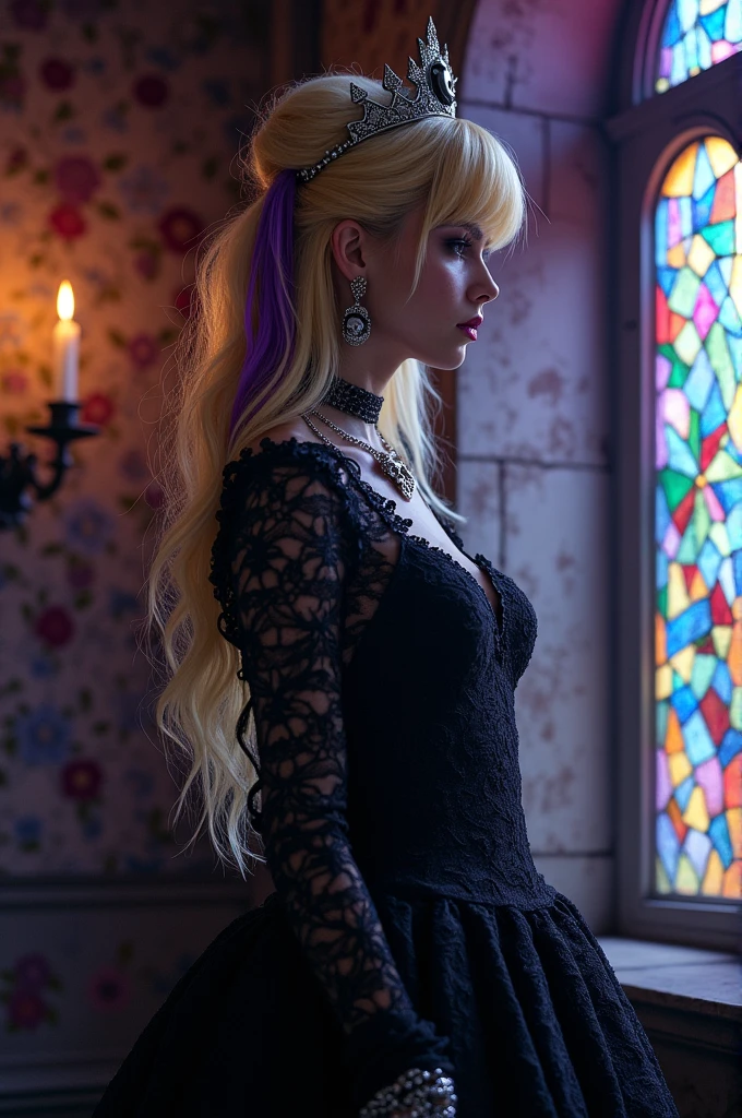 Princess Peach in emo mode 