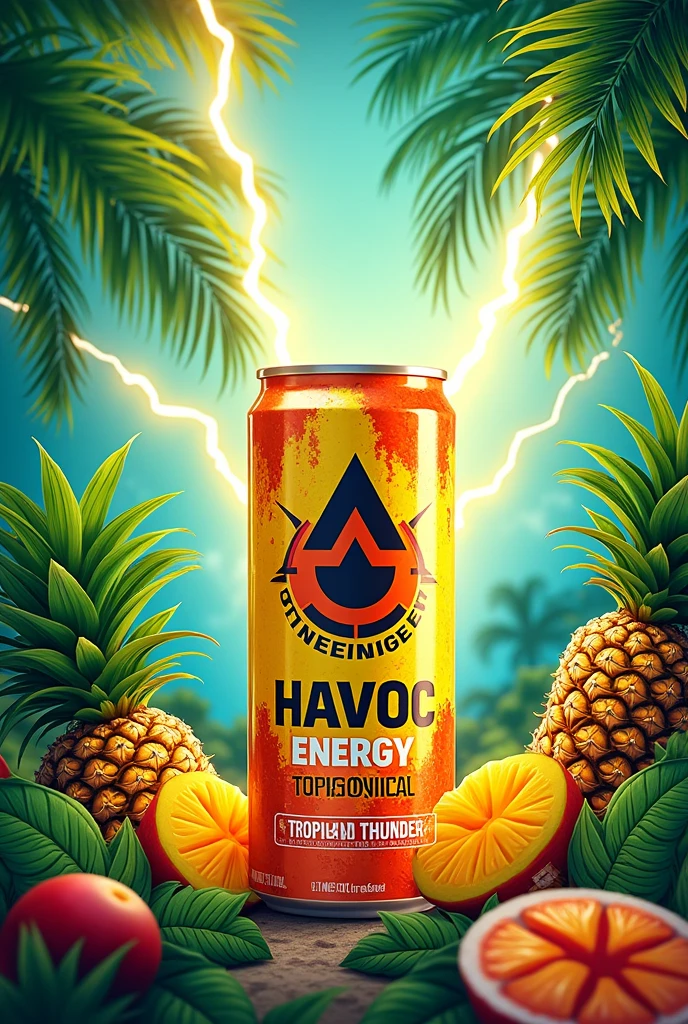 m looking for a skilled graphic designer to create a label for the energy drink "Havoc Energy", specifically for the flavor "Tropical Thunder". This role requires someone who can bring the essence of a tropical theme, lightning bolts, and fruit illustrations together in a vibrant and energetic label.
****WE ONLY WANT THE BACKDROP/BACKGROUND OF THE LABEL****
*We do not need you to create the nutritional facts/label elements/logos
We only are looking for the background design for this project.
Key Elements:
- Incorporate a tropical theme
- Include lightning bolts in the design
- Integrate fruit illustrations
The label should utilize:
- Bright and vibrant colors
- A tropical color palette
In terms of information needed, the design is meant to be purely visual - no textual elements like brand name, flavor or nutritional information are required. This means the focus is solely on the backdrop of the label.
Ideal Skills and Experience:
- Proven experience in designing beverage labels
- Proficiency in creating visually appealing graphics
- Understanding of color theory and how to evoke energy and tropical vibes through design
- Ability to take a concept and translate it into a cohesive, engaging label unique pic must