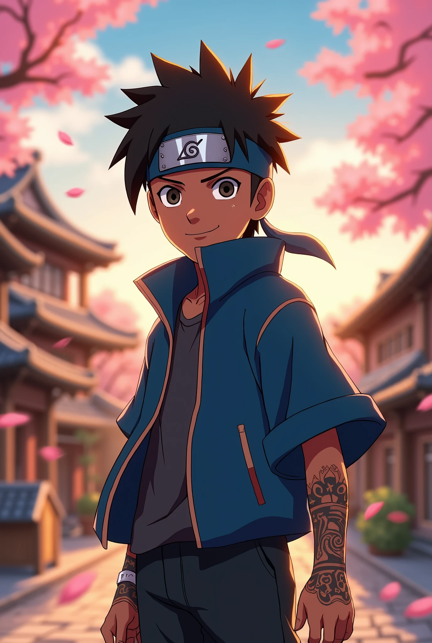 A Boruto but black