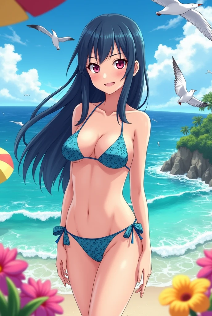 Create Hinata Naruto in a bikini