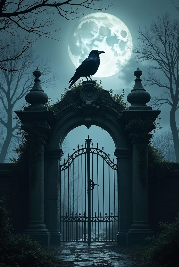 Dark gothic background for WhatsApp