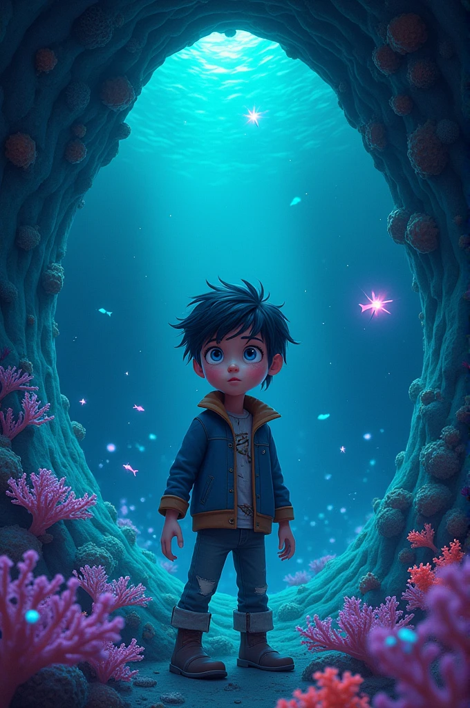 Jonas inside the big fish