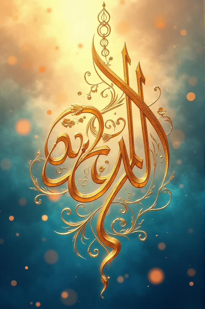 A bright background with the phrase “Bismillah” or Islamic calligraphy.