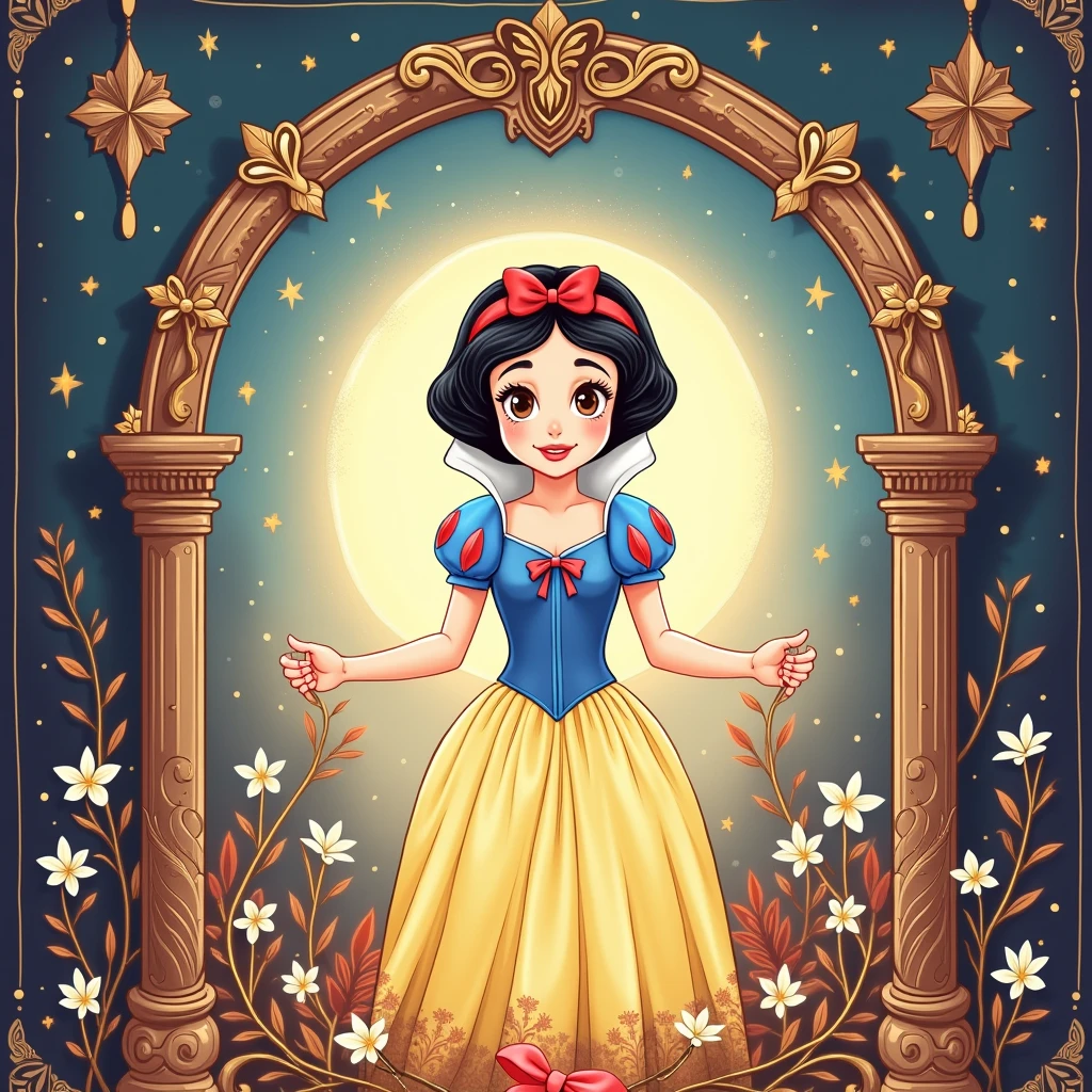 party invitation, from snow white for keiry