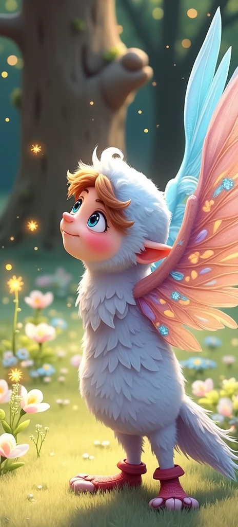Monu said, "Hello, Bottlam! This place is so beautiful!"
Bottlam replied, "This is a magical world where every day you will see something new. But remember, you must always be helpful while you are here."
Monu followed
