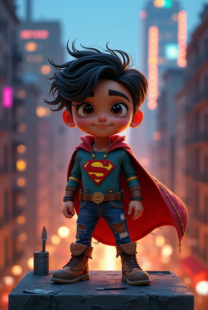Animated Indigent Superhero