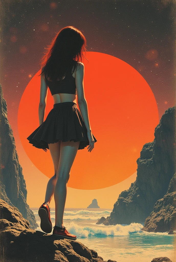 japanese 1960’s sci-fi poster miniskirt