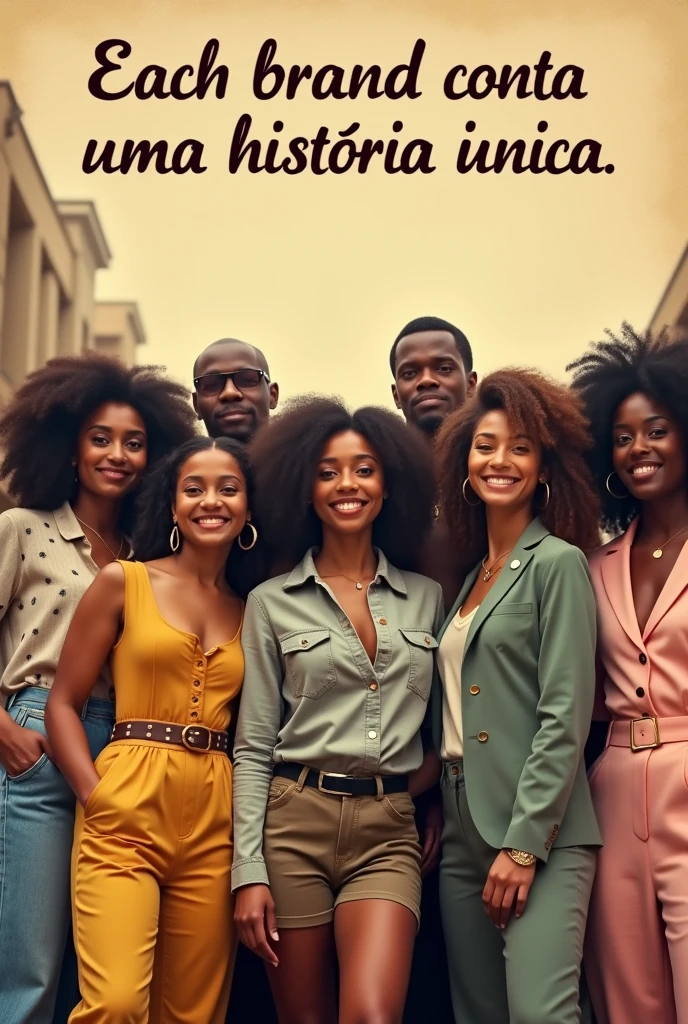 announcement: Beauty Lies in Respecting Yourself

Visual: An image with real and diverse people, all proudly displaying their unique brands. The image has a vintage filter to give a nostalgic and welcoming touch.

Text on Image: “Each brand conta uma história única.”

Corpo do announcement:

Title: “Beauty Lies in Respecting Yourself”Subtitle: “Celebrate your individuality and inspire others to do the same.”Message: “True beauty is not about following standards, but in respecting and loving yourself. Each brand, Cada linha, each feature tells a unique and special story. Join us in celebrating diversity and authenticity.”
