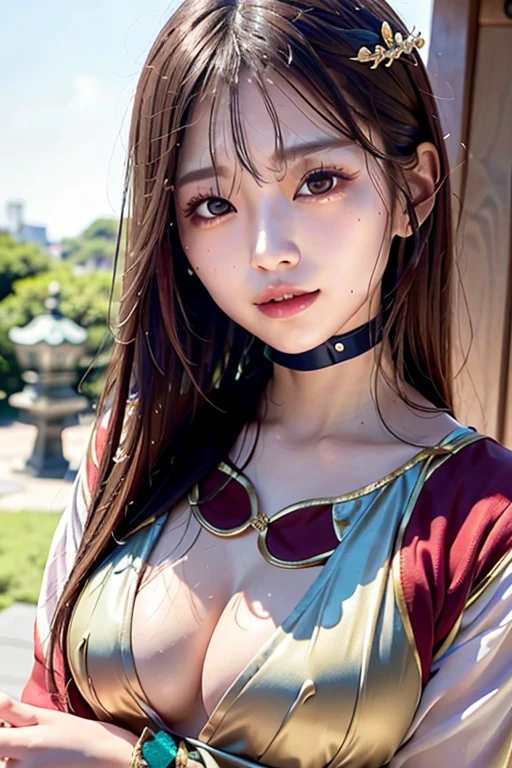 ((Japan women))、hightquality、Glossy glossy skin、((glistning skin))、Lush bust、((masterpiece、top-quality、ultra-detailliert、Film Light、intricate-detail、hight resolution、ighly detailed))