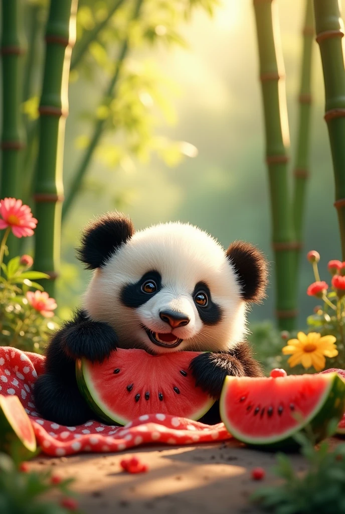 Panda　Summer version　watermelon