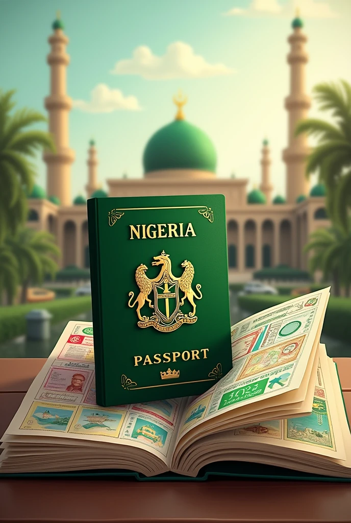 Picture of a Nigeria international passport