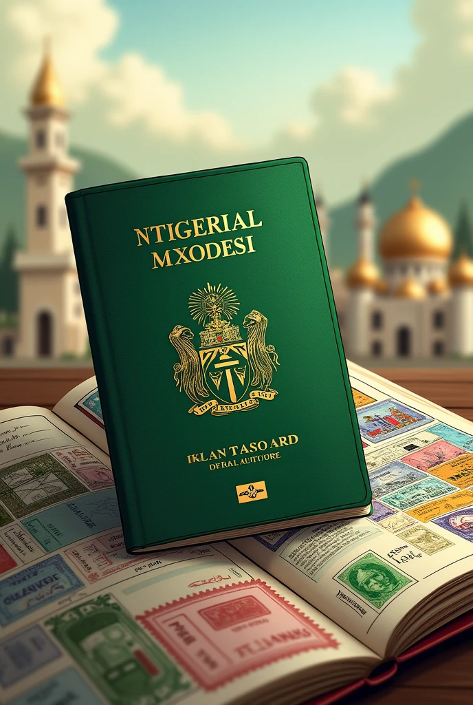 Picture of a Nigeria international passport