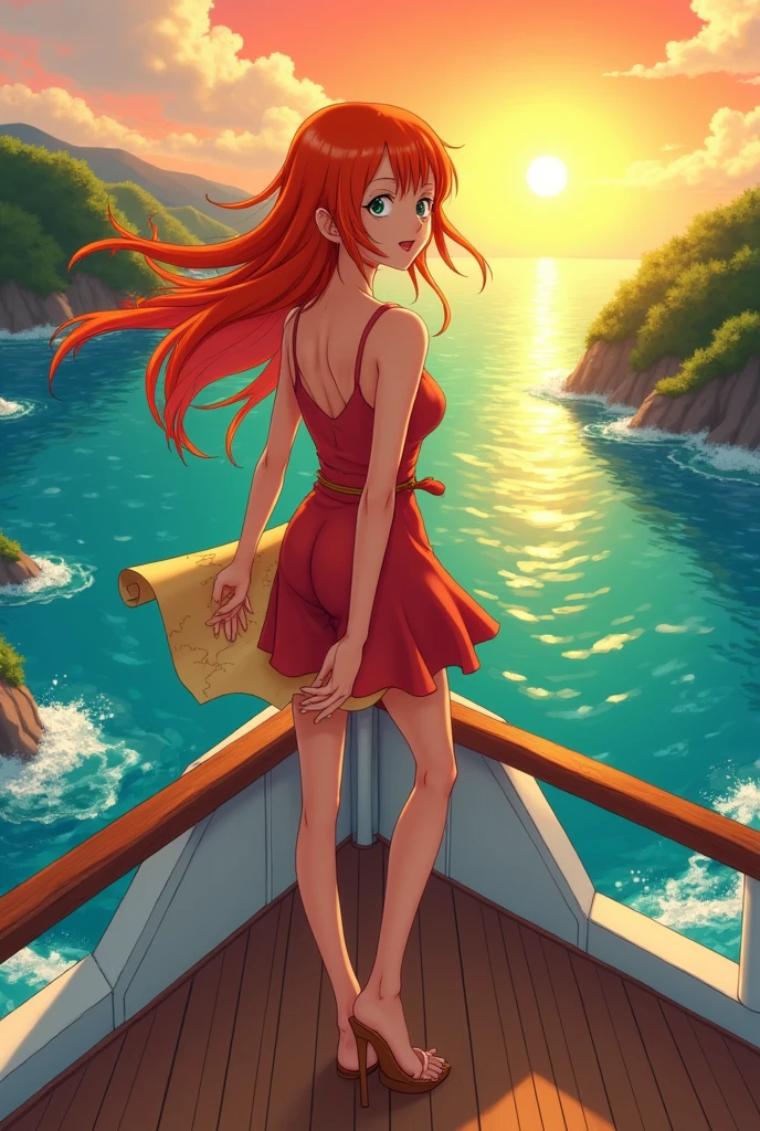 One Piece, Nami, naked