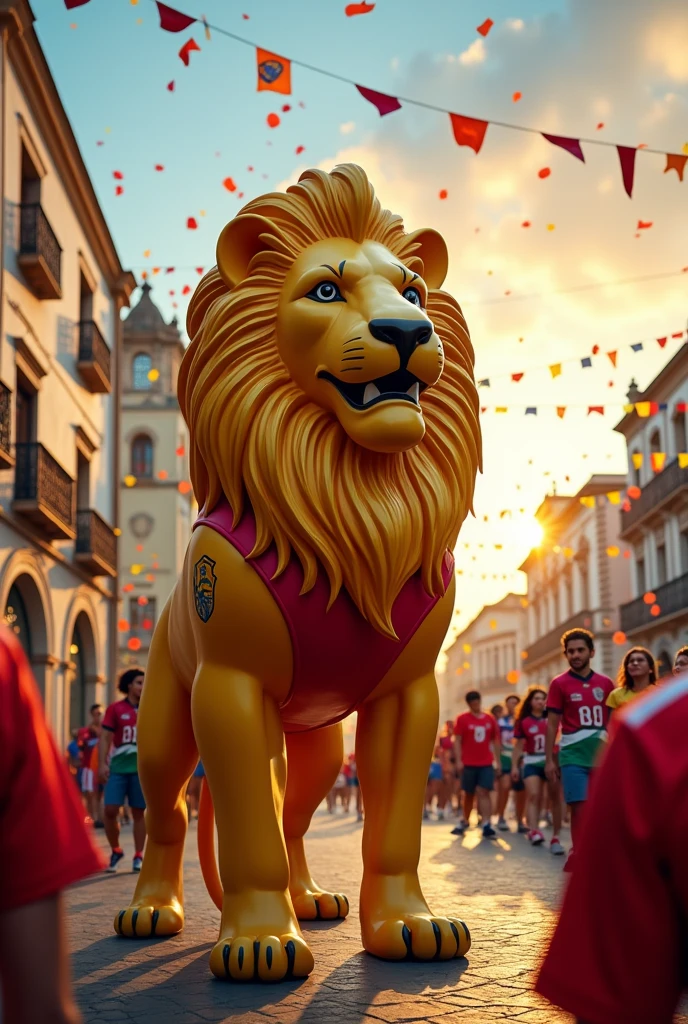 A lion of sport in Recife 