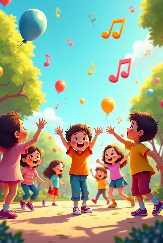 Its the body parts boogie lets dance and play move your body in every way touch your ears now touch your chin feel the joy lets all begin kids