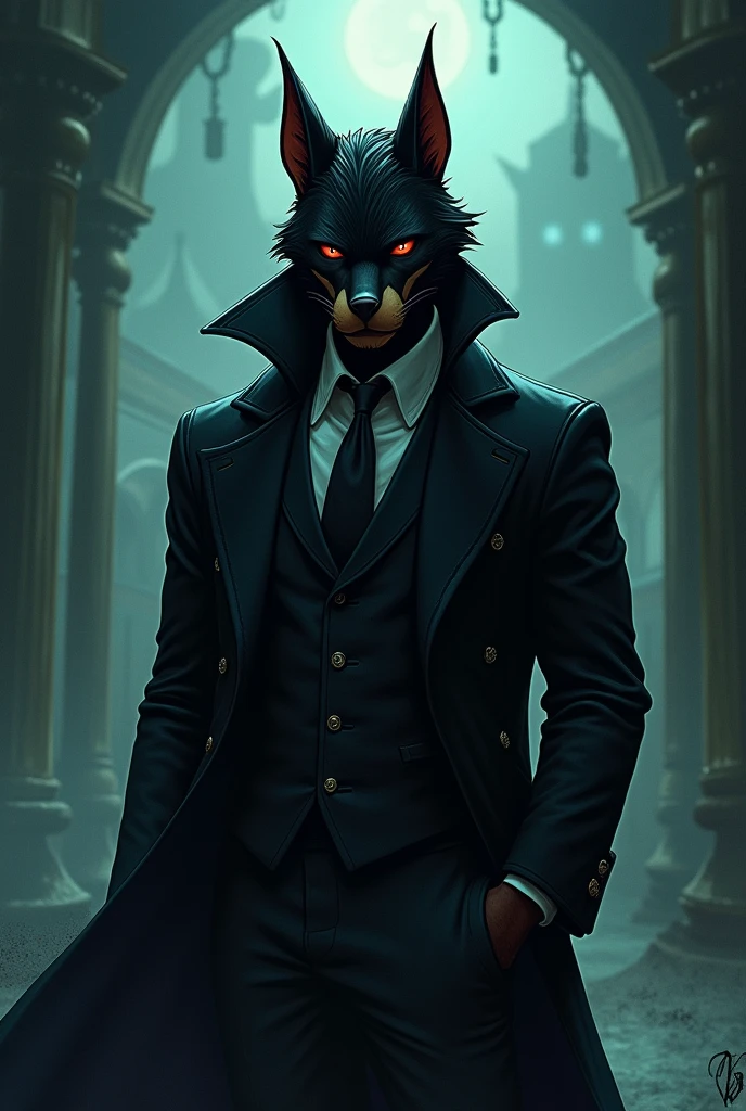 Create for me, um token de um personagem blacksad para ordem paranormal,
CHARACTERISTICS: blacksad, blackquality hair, 1,92 inches tall, defined body