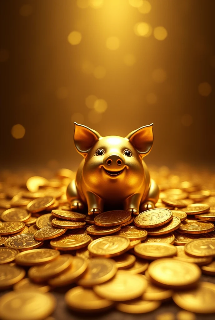 Pile of gold, Gold coins, ((pig)), Gold coins이 하늘에서 쏟아진다. Dazzling golden, golden light, The Golden Box, Gold Coin, 