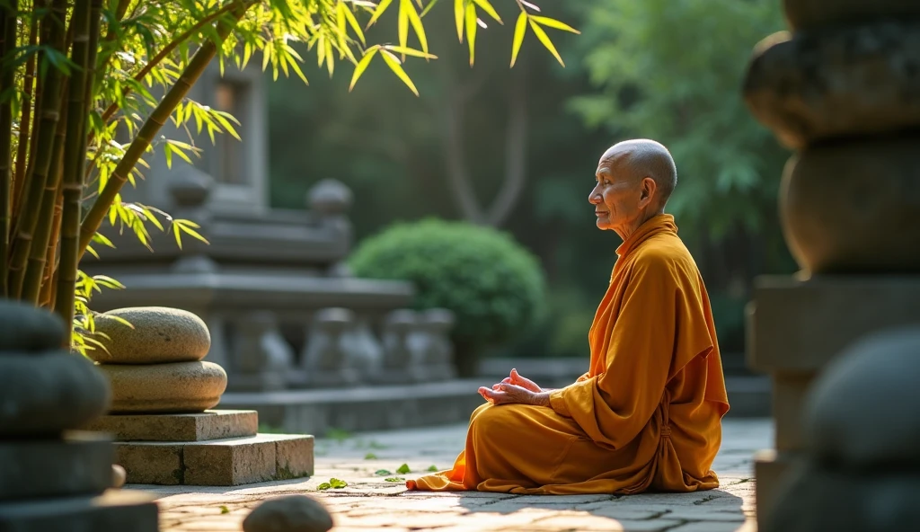 An oldest female Buddhist monk 