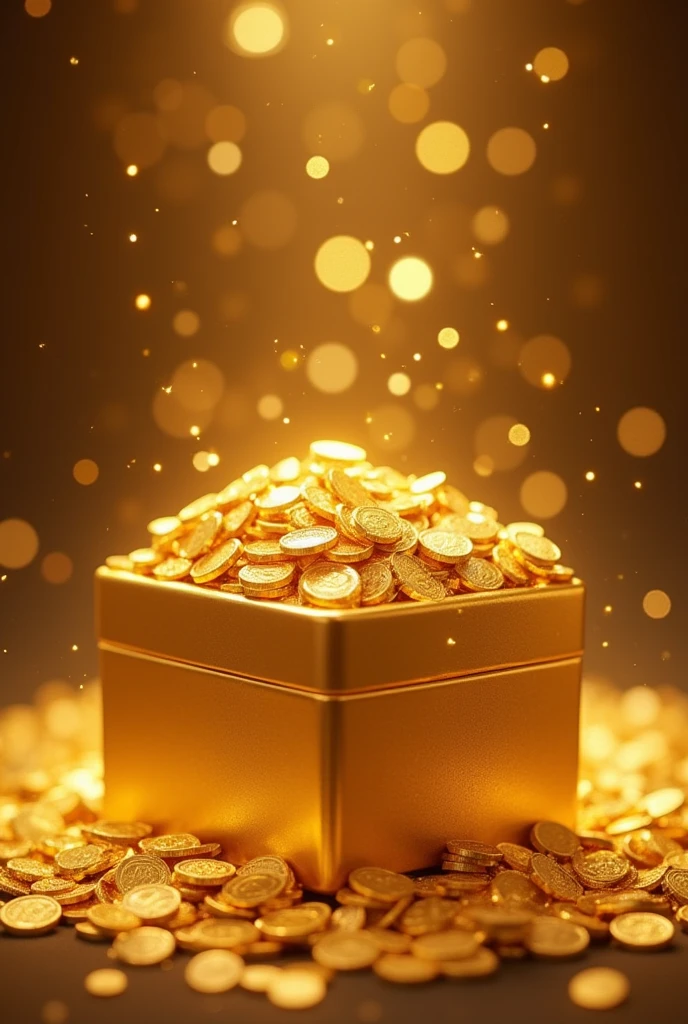 Pile of gold, Gold coins, ((Chicken)), Gold coins이 하늘에서 쏟아진다. Dazzling golden, golden light, The Golden Box, Gold Coin,