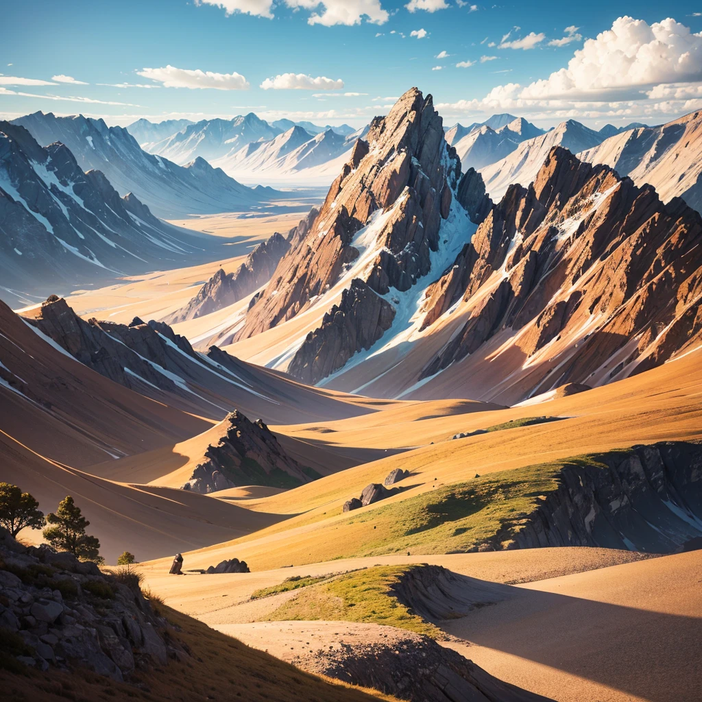 Highly detailed expansive landscape photography 