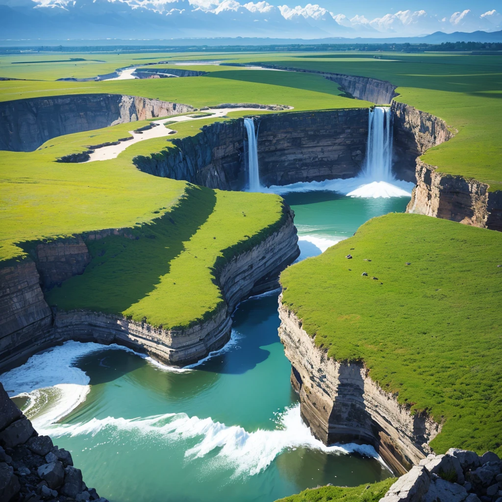 Highly detailed expansive landscape photography