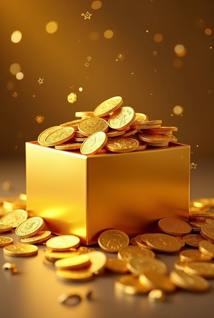 Pile of gold, Gold coins, ((Chicken)), Gold coins이 하늘에서 쏟아진다. Dazzling golden, golden light, The Golden Box, Gold Coin,