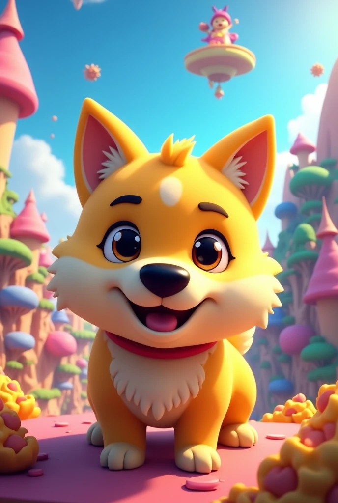 Create the doge dog on a Roblox cover
