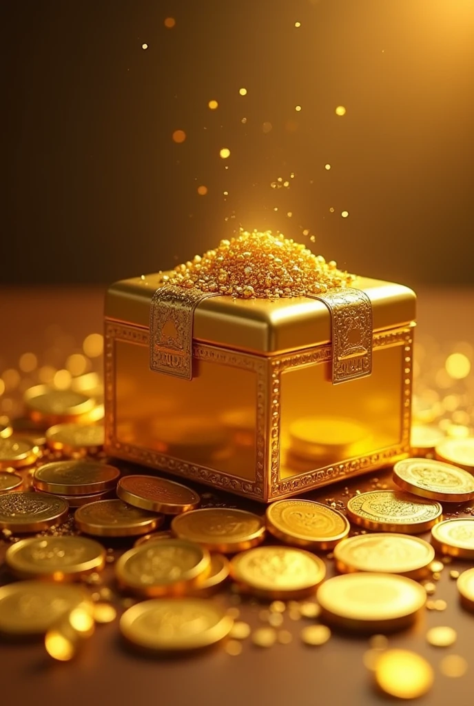 Pile of gold, Gold coins, Make the cow bigger., Gold coins이 하늘에서 쏟아진다. Dazzling golden, golden light, The Golden Box, Gold Coin,
