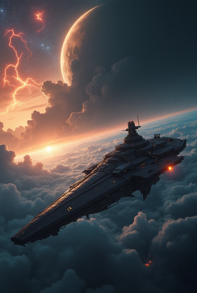 Planet Zarathos and the monster ship are approaching Earth..