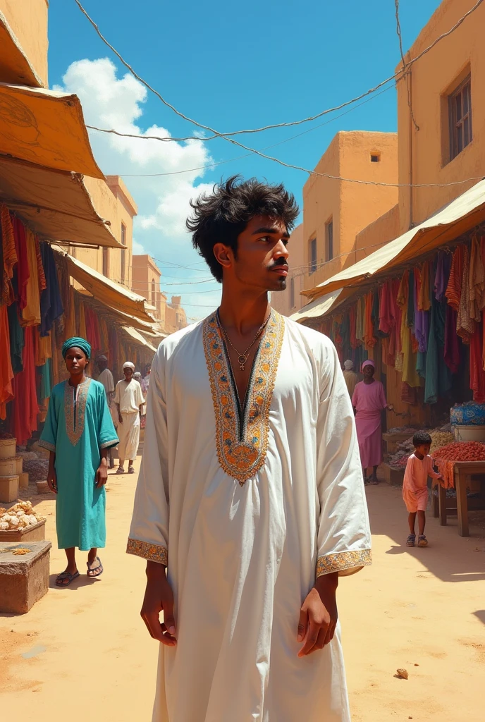 A Yemeni young man in the Chadian capital 