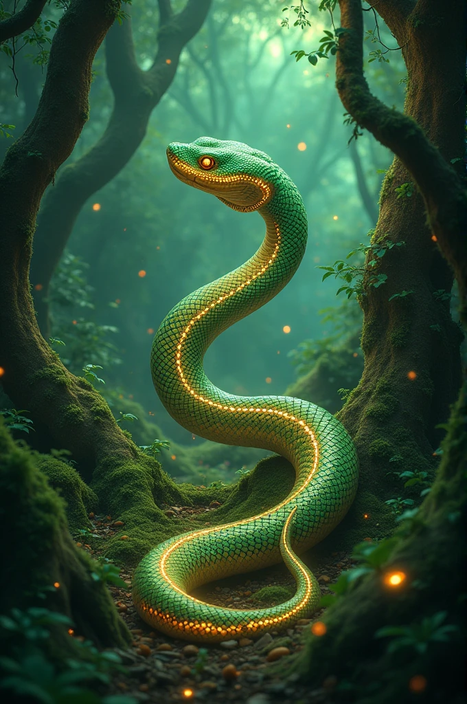 Exu turns into a snake
