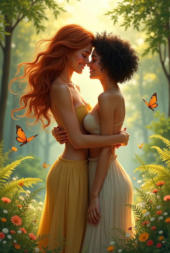 naked lesbian woman
