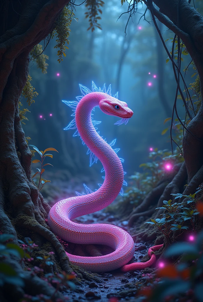 Exu turns into a snake