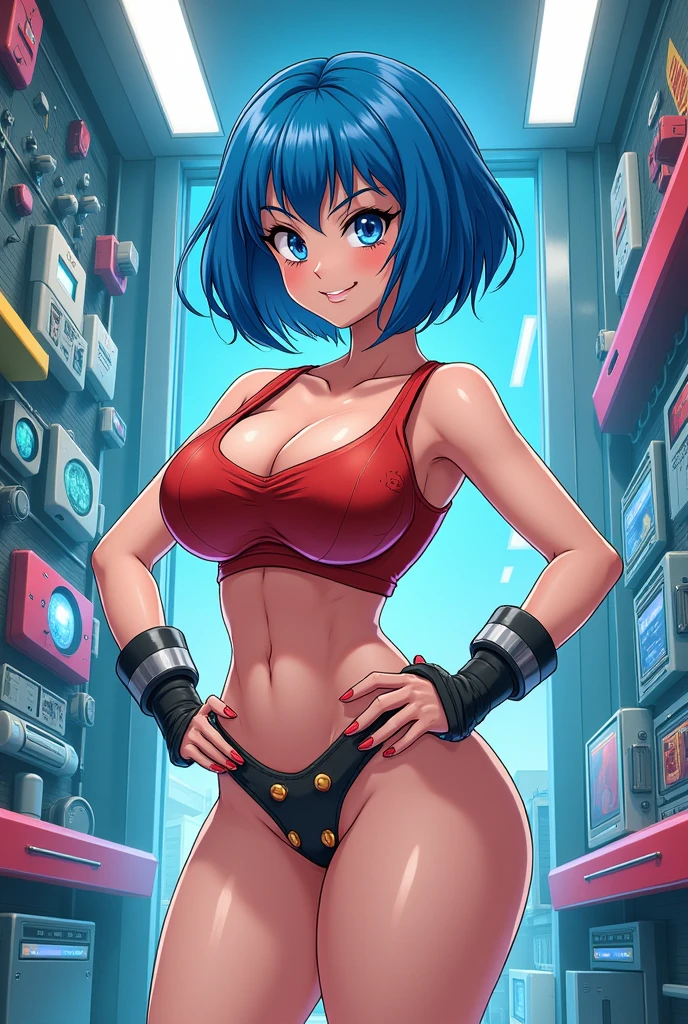 Bulma with large and large buttock