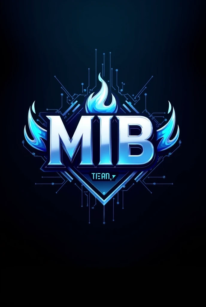 Make a professional tag for a free fire sports team with the name MIB.