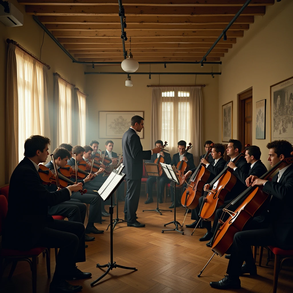 The orchestra in the dormitory
