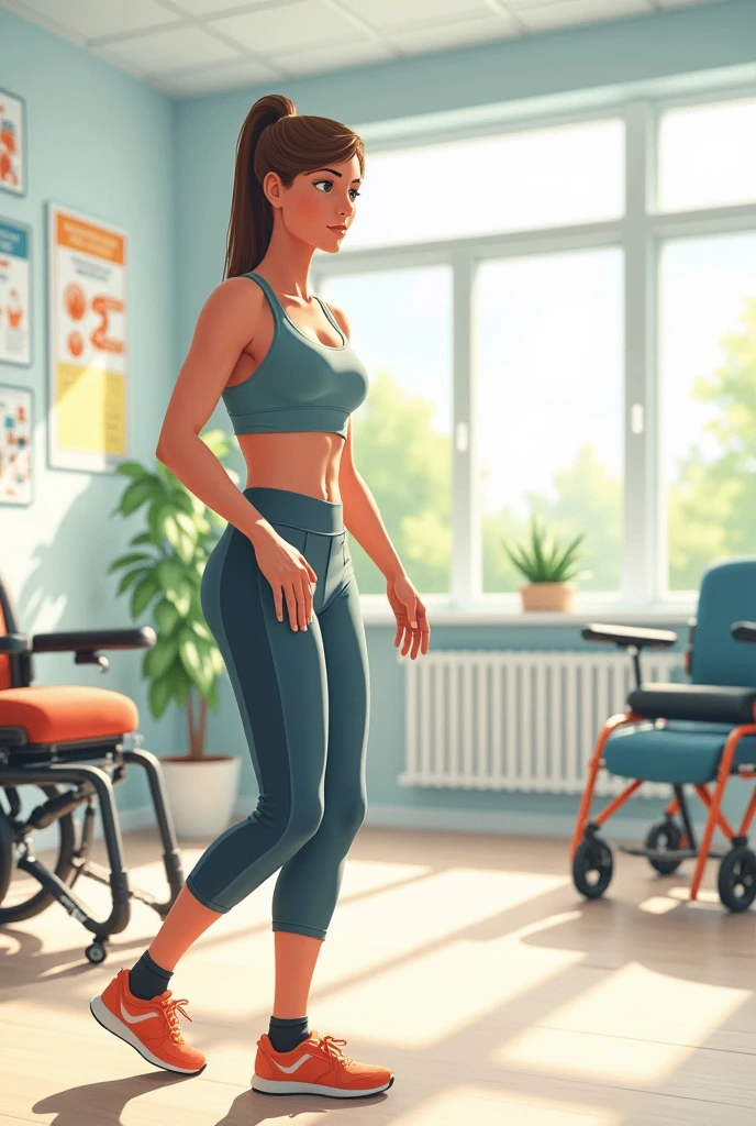 Rehabilitation exercises:
Drawings representing the proposed physiotherapy exercises, as mobilizations, stretching, Strength exercises for a C6 spinal injury Illustrations of transfer and strengthening techniques.