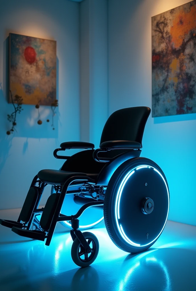 Illuminated wheelchair