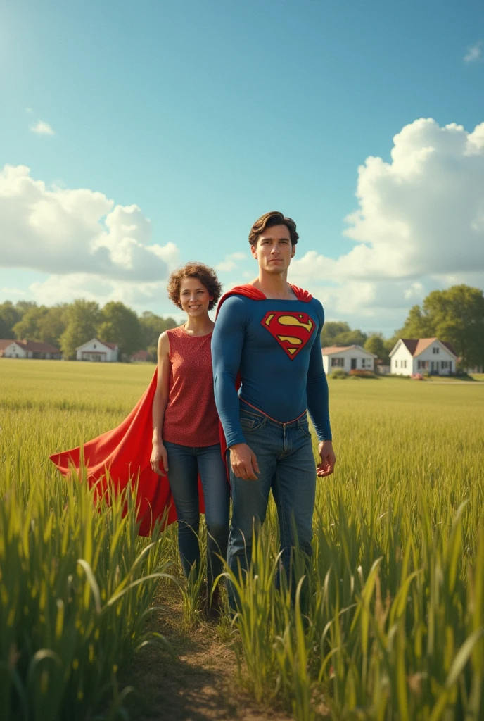 Crash-landing in the quiet town of Smallville, Kansas, Kal was found and adopted by the Kent family, who named him Clark. Growing up, Clark realized he was different. He had extraordinary abilities: super strength, the ability to fly, X-ray vision, and near invulnerability. Despite the temptations to use these powers for personal gain, the Kents instilled in him strong values of humility, kindness, and a sense of duty to help others.