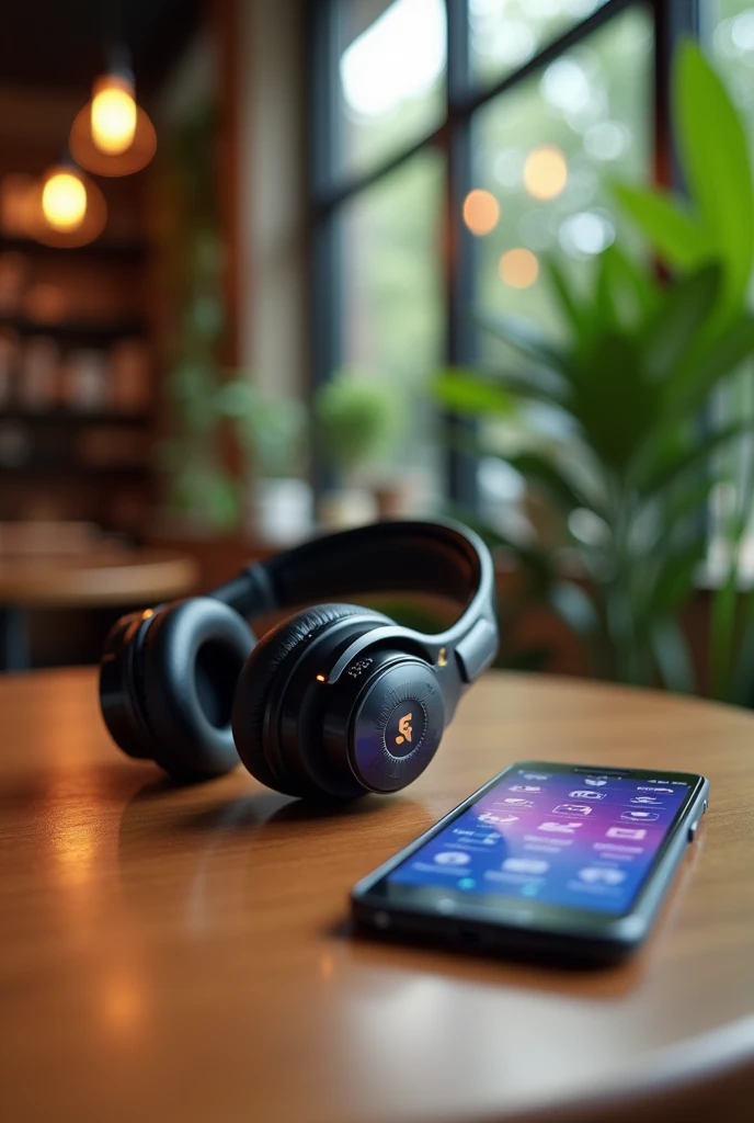 headphones and language translator app