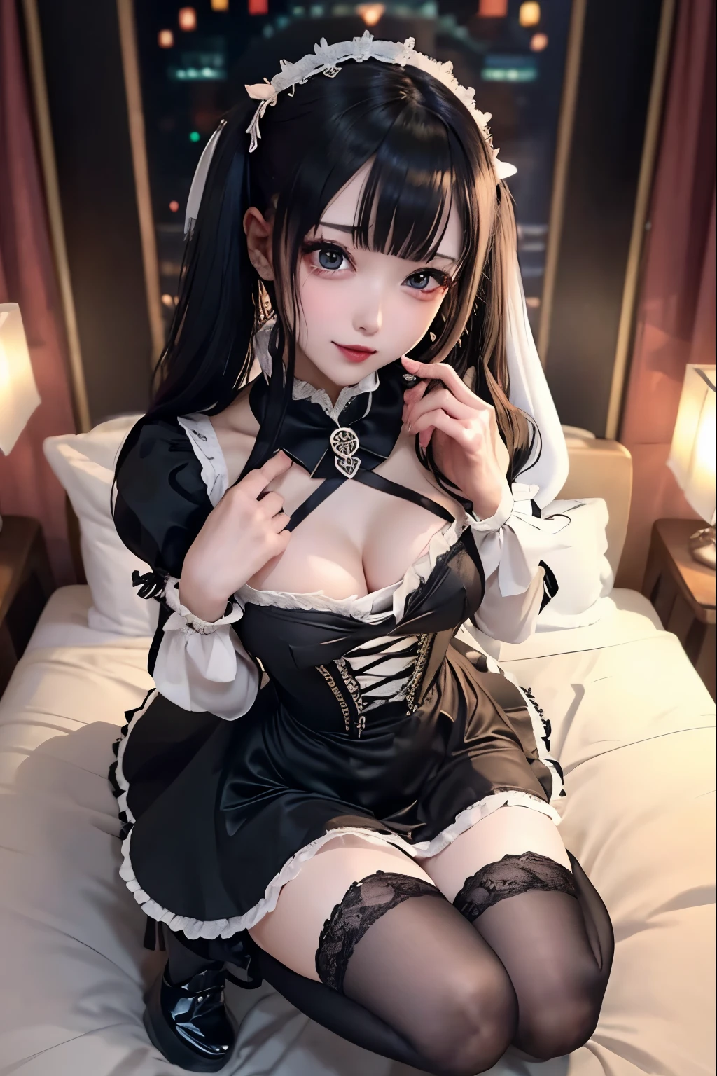 ハードなDark Gothicメイク、Black dark eyeshadow、sad、Good skin radiance、Dark Gothicメイク、Dark smile、palace、The beauty of fragrance、24-years-old、Expressions of intense sexual pleasure、Embarrassed look、Dark Gothic、Highest quality、Expression of sexual pleasure without pain、Drunk face、Purple maid outfit、mysterious、noble、Loving smile、Twin tail hair、Right eye is blue、Left eye is red、Super tempting pose、Platform heel shoes、Heavy makeup、Gothic Clothing、Silver Hair、Long Hair Straight Hair、Cute Gothic Dresses、Beautiful Face、Elegant face、Attractive face、Stained glassの背景、Chest glistening with sweat、The room is dark、goth long dress、Bell Sleeves、Wizard Sleeve、Decadent look、Sexually excited expression、Wet shiny thigh water、Thighs that are wet and shiny with oil、Background of a room full of roses、Sad look、Rose Maiden、The embroidery is pink、The dress has pink embroidery.、Thigh-high socks、Knee-high socks、Gentle expression、Dark black eyeshadow、Stained glassとバラの背景、Thighs are a little thin、Female Duo、Female couple、dark church background、Stained glass、Black metal world、Dark Castle、Dark Room、Slender body、gothic long dress、Victorian dress、Small breasts、With a glass of wine in your right hand、With a lantern in his left hand、The bed is covered with roses、Her thighs are shining with sweat、My body is wet and shiny、There is a lot of glitter on the thighs、I am sweating、My thighs are sticky with sweat.、My thighs are glistening with sweat、My whole body is sweaty and shiny、I sweated a lot.、My thighs are sweaty、My wet thighs are glistening with sweat.、There is a lot of sweat shining all over my body、Slender body、I rest my head on the pillow、Sleeping in bed、Beautiful legs、Outstretched legs、Lying in bed、Lying on your back in bed、On all fours、Knee Up、Kneel、Put your arms behind your back、Kneeling on the bed、Super beautiful straight hair、Straight hair to the ends、Straight Perm Hair、Show off your glamorous thighs、Sit on the bed、Ass on the bed、Sitting with legs wide apart、Thighs are a little glamorous、