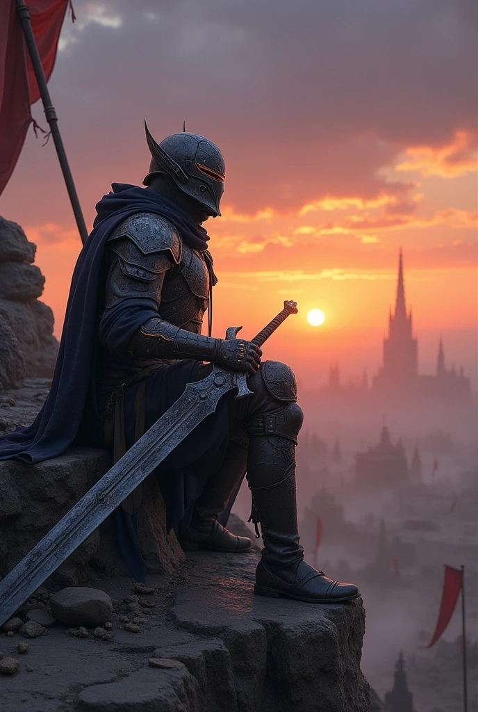 Tek Swordsman resting after the war